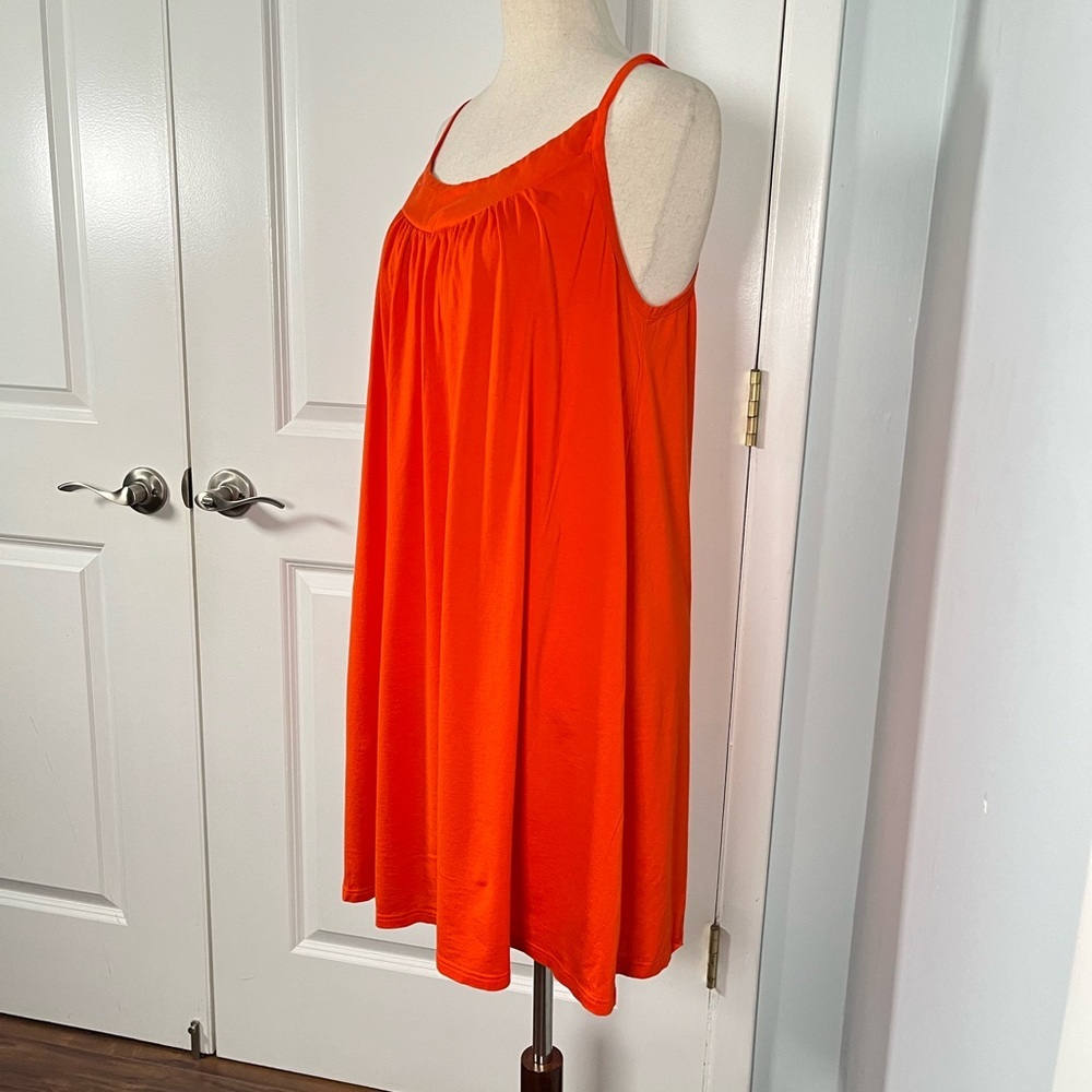 HANRO Orange night dress gown size M - Picture 4 of 6